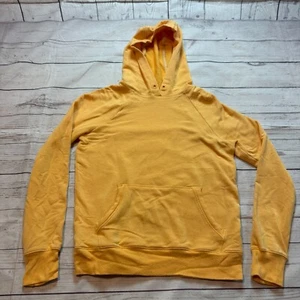 Athleta Girl Sweatshirt Hoodie Long Sleeve Yellow Youth Girls Size Large 12 - Picture 1 of 13