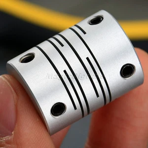 2PCS Flexible Motor Jaw Shaft Coupler Stepper 5mm To 8mm Coupling OD 20x25mm - Picture 1 of 4