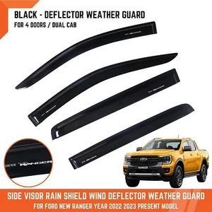 PROTECTOR METEOROLÓGICO VENTANA VISERA PROTECTOR LLUVIA PARA FORD RANGER 22-24 P703 4 PUERTAS - Imagen 1 de 5