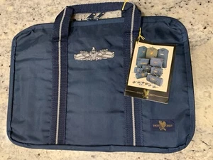 *NEW*RARE* ZIPPER BRIEFCASE, SURFACE WARFARE ENLISTED, STYLE 3106, EAGLE CREST - Picture 1 of 7