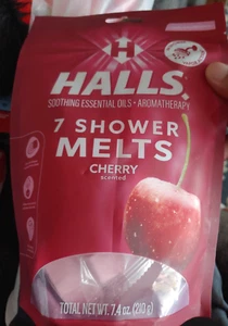 🆕 Halls Shower Melts Cherry Menthol Aromatherapie - 2 Packungen (insgesamt 14) - NEU - Bild 1 von 5