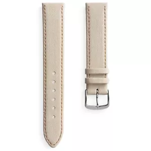 16 mm Denim Khaki Hellbraun Uhrenarmband Armband mit Hypoallergenem Futter - Bild 1 von 4