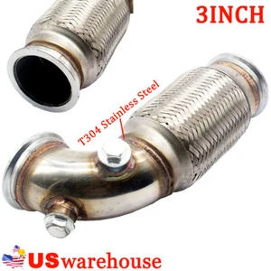 Stainless Steel Garrett 3" V-Band Down Low Profile 90 Degree Flex Below Pipe - Picture 1 of 10