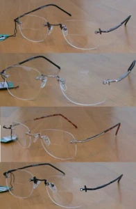 LUNETTES DE LECTURE BIFOCALES VERRES BIFOCAUX LOUPE PRESBYTIE PRESBYTE MT1425BR - Imagen 1 de 9