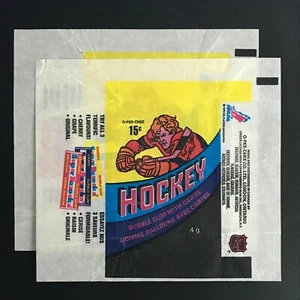 1978-79 O-PEE-CHEE WRAPPER (LOT OF 2) *VERY CLEAN*    57844 - Picture 1 of 2