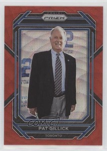 2023 Panini Prizm Ruby Wave Prizm Pat Gillick #277 HOF