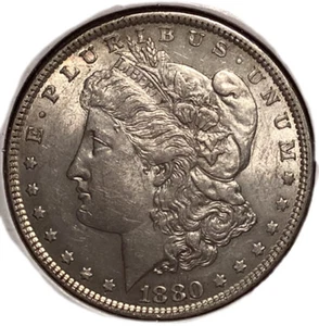 1880 Morgan Silver Dollar - Picture 1 of 2