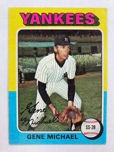 1975 Topps #608 Gene Michael (New York Yankees) (B) - Picture 1 of 2