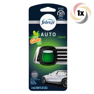 1x Pack Febreze Auto Original Gain Scent Car Vent Clip Odor Air Freshener | 2mL - Picture 1 of 1