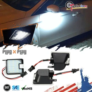 2x Side Under Mirror Puddle Light For Ford Kuga Focus Mondeo C-Max 03-10 Escape - Picture 1 of 16