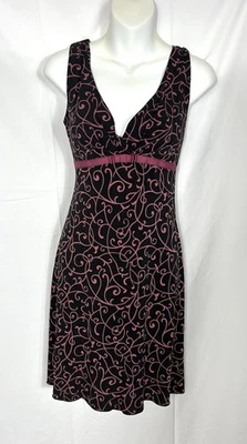Vestido Midi Babydoll Vintage Y2K Floral Oscuro Romántico Hada Grunge Talla M EE. UU. Foto 1 de 4