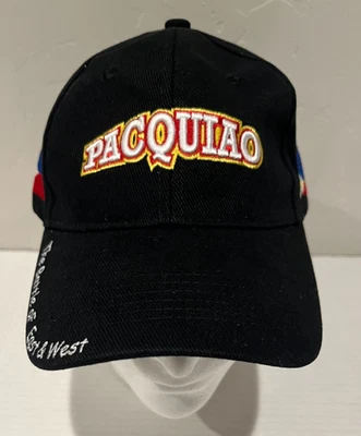 Chapéu ajustável bordado luta de boxe Pacquiao vs Hatton 2 de maio de 2009 MGM Grand - Imagem 1 de 4