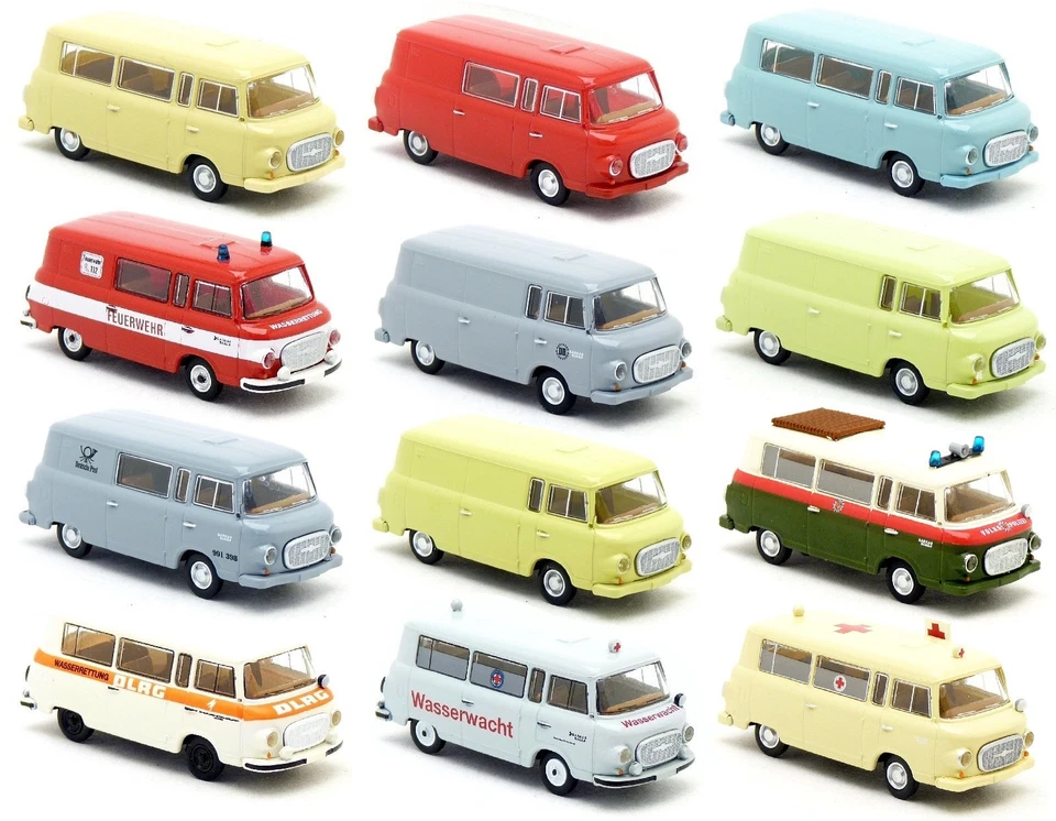 Brekina - Barkas B1000 B 1000 - Bus Kombi Kasten PKW Farbe zur Auswahl 1:87 H0 - Bild 1 von 1
