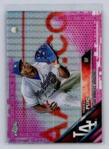 2016 Topps Chrome #149 Yasiel Puig Pink Refractor - Picture 1 of 2