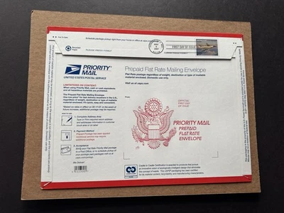 US 2007 FDC +Air Force One Pre-Paid Priority Mail Envelope +US Emblem Cachet +RR - Image 1 of 2