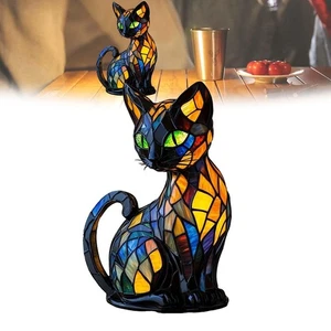 Lampada per Gatti Vetro Colorato Lampadina Calda a Incandescenza per Casa Ufficio, K4I68204 - Foto 1 di 6