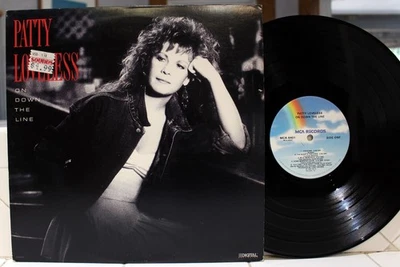 Rare Country LP - Patty Loveless - On Down The Line - MCA # MCA-6401 Promo Foto 1 de 2