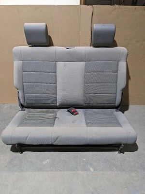Asientos traseros aptos 07-18 Jeep Wrangler tela gris 2 puertas 1165161 Foto 1 de 4