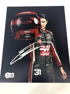 Foto 8x10 firmata a mano Esteban Ocon F1 Formula 1 Beckett Cert 3 - Foto 1 di 1