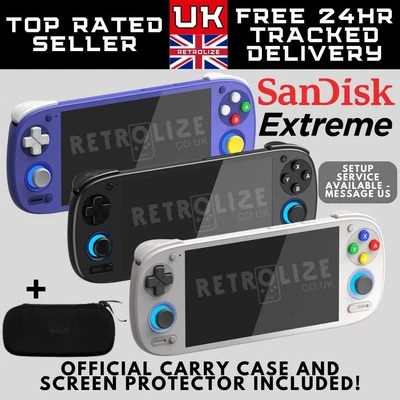 Console di emulazione RETROID Pocket 5 RP5 + 256 GB SanDisk Extreme SD (384 GB TOTALI)