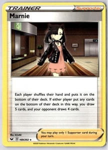 Marnie 169/202 Sword & Shield Pokemon TCG trading card 169/202 - Picture 1 of 2