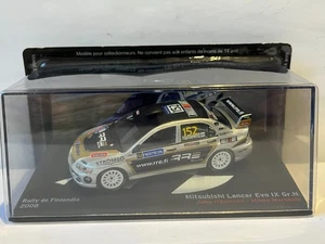 AUTO MITSUBISHI LANCER EVO IX #152 J.HANINNEN RALLY FINLANDIA 2008 1/43 IXO - Foto 1 di 1