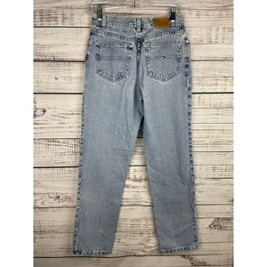 Vintage Tommy Hilfiger Women’s Light Wash Jeans Mom Relaxed 4 27x31 Y2K 2002 - Picture 1 of 11