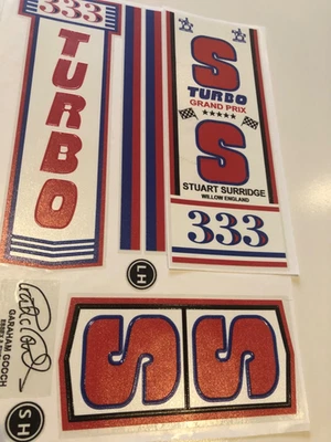 3D EMBOSSED CRICKET BAT STICKERS ( small marks as shown in pic of sticker) - image 1 of 4