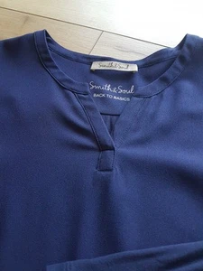 Smith & Soul, Blusenshirt, Gr. XS, Dunkelblau/Navy - Bild 1 von 5