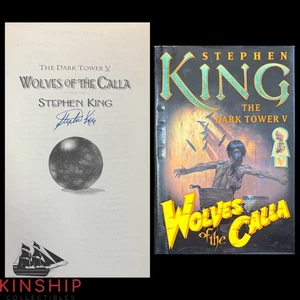 Stephen King signed Wolves of the Calla Hard Cover Book JSA LOA Author Auto E349 - Picture 1 of 6