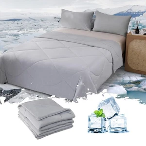 QUILTINA Summer Cooling Comforter Twin Size Suitable for Hot Sleepers Blanket - Picture 1 of 9