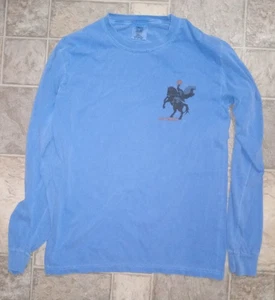 Long Sleeve Blue Comfort Colors Shirt, Size S - Picture 1 of 3