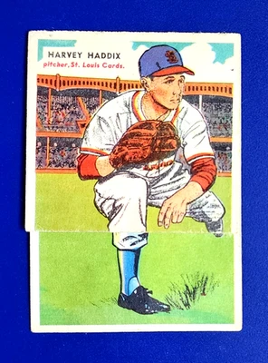 1955 Topps Double Headers #41 Ed Lopat Yankees #42 Harvey Haddix VG EX *GWCARDS* - Image 1 of 3