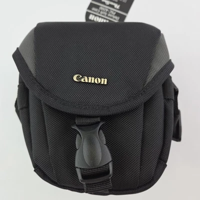 Estuche blando para cámara Canon PowerShot Deluxe correa ajustable negro carbón nuevo con etiquetas Foto 1 de 4