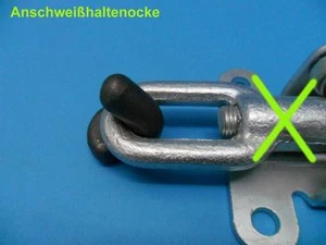 4 Haltenocke für Exzenterverschluss Gr.1 geschmiedeter zum anschweißen L3051.4 - Bild 1 von 1