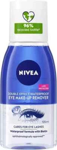 6 x bottle of NIVEA Double Effect Waterproof Eye Make-Up Remover (125ml) - Picture 1 of 1
