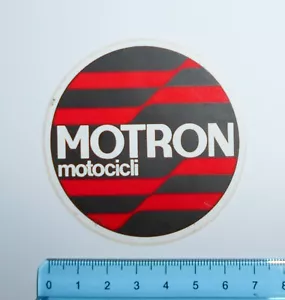ADESIVO STICKER VINTAGE AUTOCOLLANT AUTO MOTO TUNING MOTRON MOTOCICLI - Picture 1 of 1
