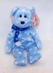 TY BEANIE BABY 1999 VACACIONES OSO DE PELUCHE BOLSA DE FRIJOLES FELPA CON ETIQUETA Y PROTECTOR - Imagen 1 de 3