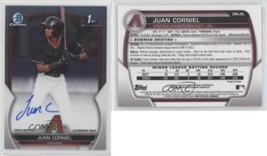 2023 Bowman Chrome Prospect Auto Juan Corniel #CPA-JCL Auto