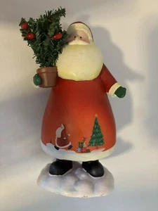 Moments of Wonder Russ Berrie & Co. Santa Claus 7” Tall Hand Painted # 22538 - Picture 1 of 5