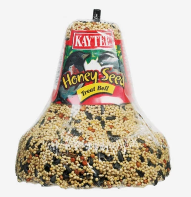 Kaytee HONEY SEED TREAT BELL 1 lb. Assorted Species Wild Bird Seed Millet Hang