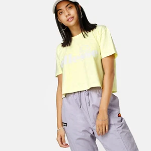 Ellesse Women's Secca Crop T-Shirt - Yellow - UK Size 10 RRP £39.99 - Picture 1 of 4