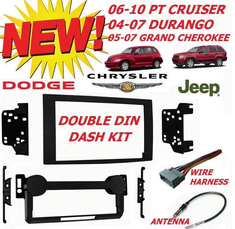 04 05 06 07 08 09 10 PT CRUISER DURANGO GRAND CHEROKEE DOBLE DIN ESTÉREO Foto 1 de 4