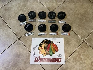 Portland Winterhawks Hockey Club Autographed Pucks - Picture 1 of 1