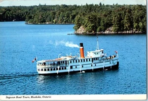 Segwun Boat Tours, Muskoka, Ontario, Canada Postcard - Picture 1 of 2