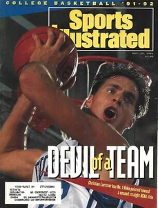 DUKE BLUE DEVILS CHRISTIAN LAETTNER 1991 SPORTS ILLUSTRATED MIAMI FLORIDA STATE - Picture 1 of 1