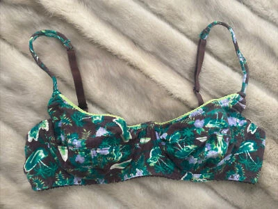 Sujetador Free People Talla 34C Y2K Años 2000 CottageCore Floral Algodón Con Aros Y2K Años 2000 Foto 1 de 4