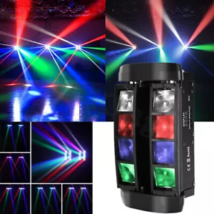 200W LED Spider Moving Head Light DMX RGBW Laser Party DJ Disco Stage Lighting - Picture 1 of 9