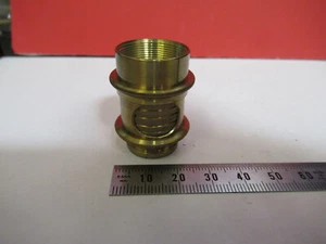 ANTIQUE BRASS UK CONDENSER BECK POLARIZER POL MICROSCOPE AS PICTURED &F8-A-59 - Picture 1 of 8