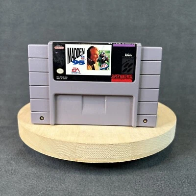 Nintendo Super Nintendo SNES — Madden NFL 95 — ТОЛЬКО КАРТРИДЖ — протестировано - Изображение 1 из 4